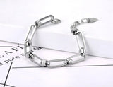 Neo-Gothic Thick Stainless Steel Chain Bracelet Punk Vintage Choker B21126