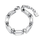 Neo-Gothic Thick Stainless Steel Chain Bracelet Punk Vintage Choker B21126