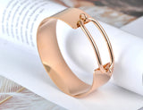 Geometric Chain Link Bracelet For Women Girls B20026