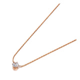 CZ Crystal Charm Pendant Necklace Titanium Steel N20173