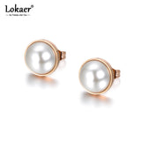 Simulated Pearl Earrings Bijoux Brincos Pendientes