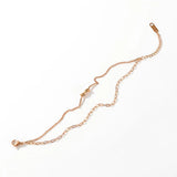 Double Knotted Charm Beach Bracelet for Women Girls Bohemia Link Chain B17092