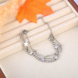 Stainless Steel Cuban Chain Bracelet Bangle