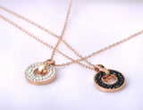 Stainless Steel Rose Pendant Necklace N18072