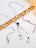 Stainless Steel Roman Numerals Charm Choker Necklace Shell Pendant