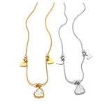 Heart Shell Charm Bracelet for Women Golden Jewelry