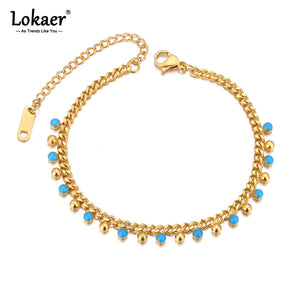 Women's Enamel Stainless Steel Bracelet - B23128