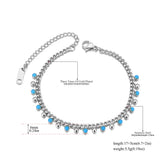 Women's Enamel Stainless Steel Bracelet - B23128