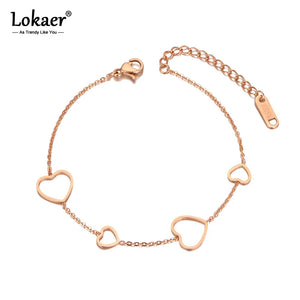Heart Charm Bracelets for Women - Chain Bracelet Jewelry