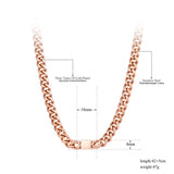 Geometric Charm Pendant Necklace Stainless Steel Hip-hop Link Chain N21006