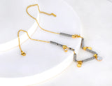 Opal Stone Charm Necklace for Women Girls