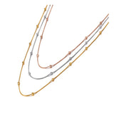 Bohemia Beaded Chain Necklace For Women N20295