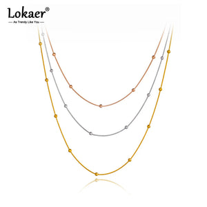 Bohemia Beaded Chain Necklace For Women N20295
