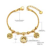 Bohemia CZ Crystal Charm Bracelet for Women