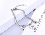 Bohemia CZ Crystal Charm Bracelet for Women