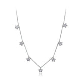 Bohemia Stainless Steel Love Star Choker Necklace