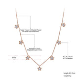 Bohemia Stainless Steel Love Star Choker Necklace