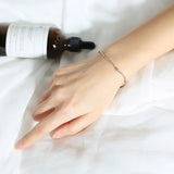 Stainless Steel Rose Chain & Link Bracelet for Women
