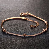 Stainless Steel Rose Chain & Link Bracelet for Women