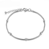 Stainless Steel Rose Chain & Link Bracelet for Women