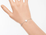 Shell Heart Charm Bracelet Stainless Steel Bangle Bohemia Chain Women Jewelry