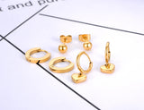 Love Heart Earrings 3Pair/Set Bohemia Party Earrings For Women Girls