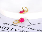 Titanium Stainless Steel Square Hoop Earrings for Women