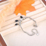 Waterproof Stone Charm Bracelet Bangle Women Jewelry