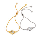 Waterproof CZ Stainless Steel Bracelet Bangle For Women