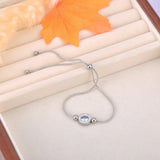 Waterproof CZ Stainless Steel Bracelet Bangle For Women