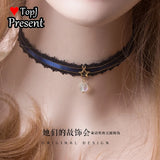 Lolita Lace Star Short Necklace Choker Women's Jewelry