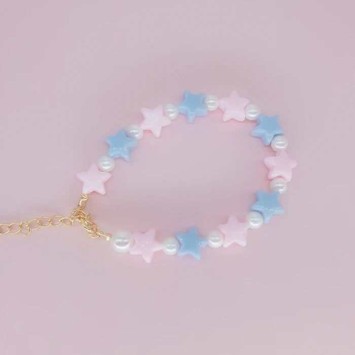 Lolita Origional Star Bracelet - Small Hand Japanese Style Soft Girl Beaded