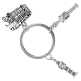 London Key Chain Car Chains Bag Charm Backpack Keychain for Keys