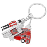 London Keychain Purse Charm Pendant Decoration Bag Zinc Metal