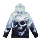 Long 3D Hooded Tops Unisex Pullover Sweatshirt Women's Long Hoodies