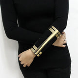 Alloy Big Cuff Bangle Open T Bracelet Statement Jewelry Femme Accessories BL384