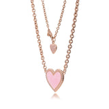 Long Chain 100% Real Silver S925 Girl Collier Birthday Sparkling Necklace