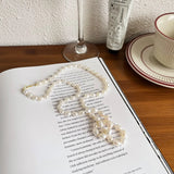 925 Sterling Silver Pearl Necklace All-Matched Choker