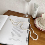 925 Sterling Silver Pearl Necklace All-Matched Choker