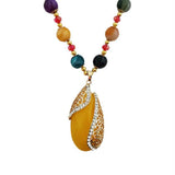 Long Beads Necklace Women Party Pendant Neck Jewelry Accessories