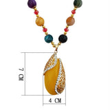 Long Beads Necklace Women Party Pendant Neck Jewelry Accessories