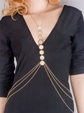 Vintage Necklace Women Ethnic Style Beach Harness Slave Necklace