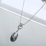 Long Chains Retro Necklace Costume Jewelry for Women Suspension Neck Pendant