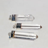 Clear Quartz Pendant Natural Stone Charm Necklace 5pc