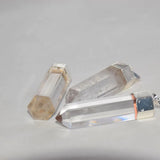 Clear Quartz Pendant Natural Stone Charm Necklace 5pc