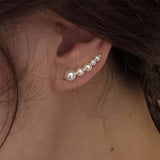 Zirconia Rose Ear Cuff Earring Women
