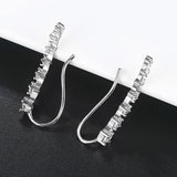 Zircon Climbing Ear Cuff Earrings Jewelry E527