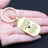 Long Distance Relationship Keychain Stainless Steel Keyring Gift