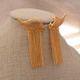 Long Fringe Dubai Earrings For Women Indian Africa Jewelry Ethiopian Wedding