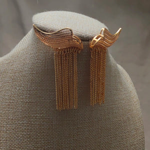 Long Fringe Dubai Earrings For Women Indian Africa Jewelry Ethiopian Wedding